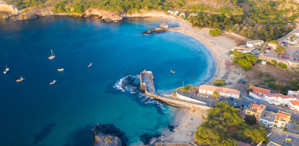 As praias da Ilha de Santiago