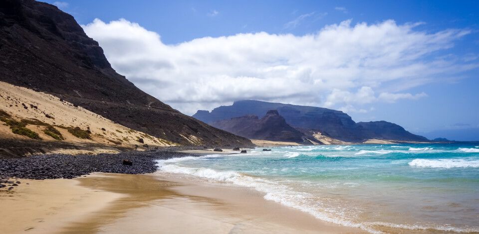 As praias da Ilha de São Vicente